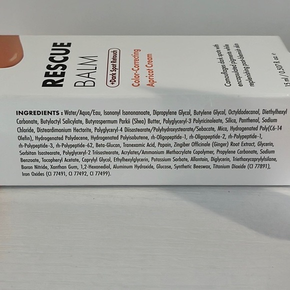Hero Cosmetics Rescue Balm Dark Spot Retouch Color Correcting Apricot Cream - Picture 2 of 3